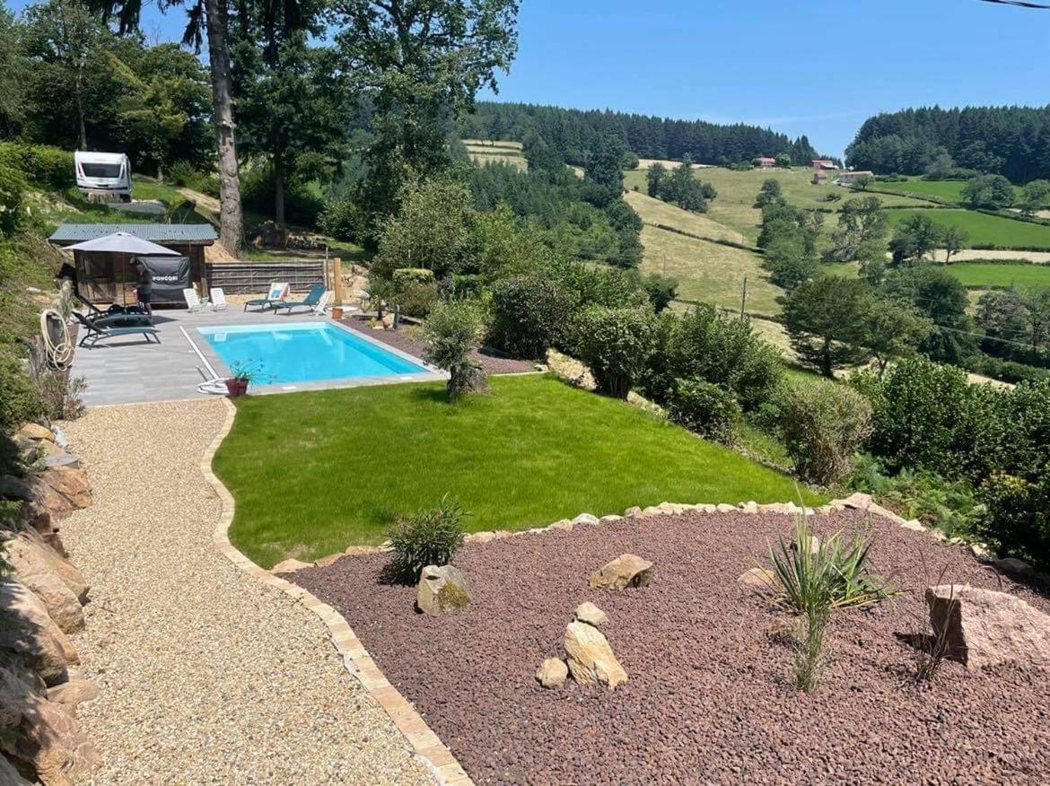 La Mazille , Cossy Vakantiestudio Met Zwembad In Zuid-Bourgogne Anglure-sous-Dun Ngoại thất bức ảnh